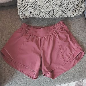 Lululemon Lined Shorts - Pink - Size 6 Tall